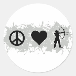 Archery 1 ronde sticker