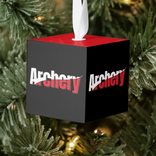 Archery Abstract Swish - Graphic Two-Tone Art Decoratie (Boom)