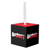 Archery Abstract Swish - Graphic Two-Tone Art Decoratie (Achter hoekig)