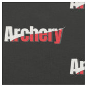 Archery Abstract Swish - Graphic Two-Tone Art Stof (Close Up)