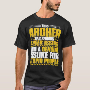 Archery Anger geeft Archer af T-shirt