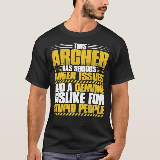 Archery Anger geeft Archer af T-shirt (Voorkant)
