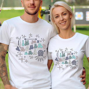 Archery Archer Hobby aangepaste tekst op achterkan T-shirt