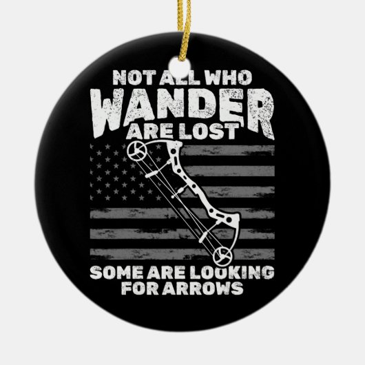 Archery Archers Archery's Lovers die sommigen zien Keramisch Ornament (Voorkant)