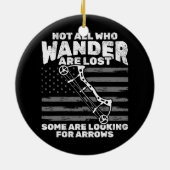 Archery Archers Archery's Lovers die sommigen zien Keramisch Ornament (Achterkant)