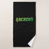 Archery Bogenschießen Pfeil Badhanddoek (Badhanddoek)