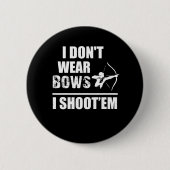 Archery Bogenschießen Ronde Button 5,7 Cm (Voorkant)