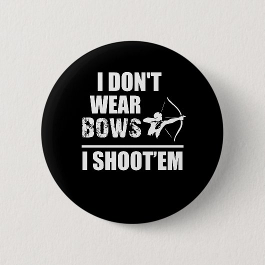 Archery Bogenschießen Ronde Button 5,7 Cm (Voorkant)