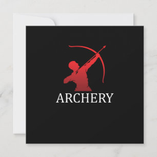 Archery Bow Arrow Shooting Bowman Archer Gift Kaart