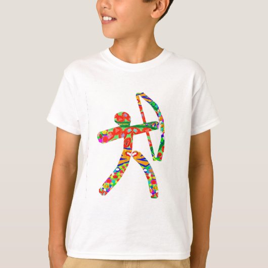ARCHERY Bow Arrow T-shirt (Voorkant)