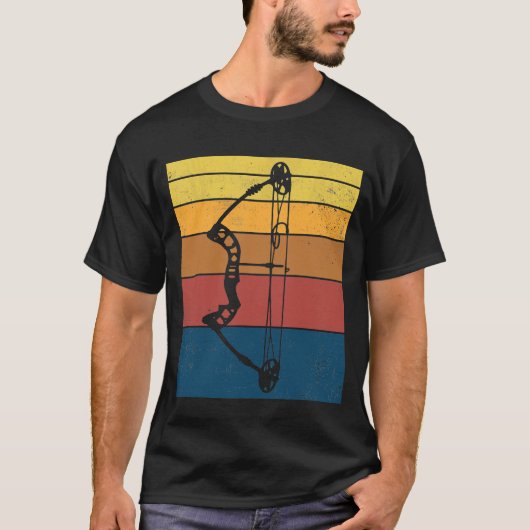 Archery Bow Retro Vintage T-shirt (Voorkant)