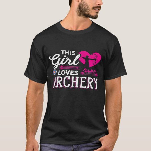 Archery Bow Sport  Distress Art Archeries G T-shirt (Voorkant)