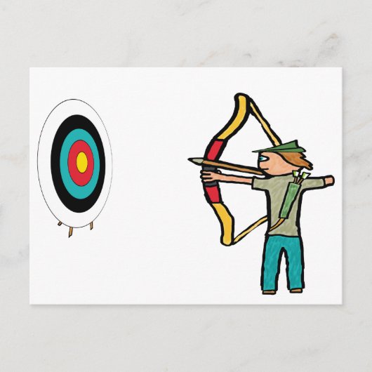 Archery Briefkaart (Voorkant)