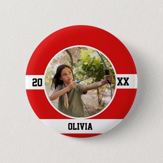 Archery Button Bow Sport Arrow Hunter Archer (Voorkant)