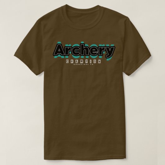 Archery champ t-shirt (Design voorkant)