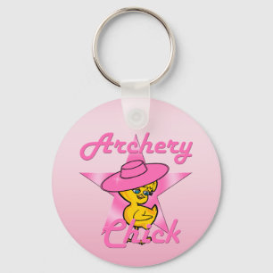 Archery Chick #8 Sleutelhanger