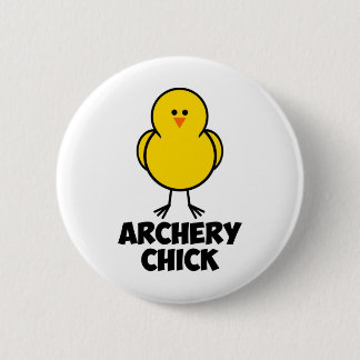 Archery Chick Ronde Button 5,7 Cm