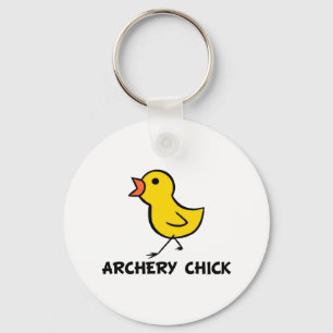 Archery Chick Sleutelhanger