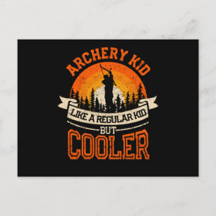 Archery Child Funny Bow en Arrow Kinder Briefkaart