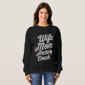 Archery Coach Mam Wife Player Team Instructor Trui (Voorkant volledig)