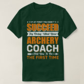 Archery Coach T-shirt (Design voorkant)