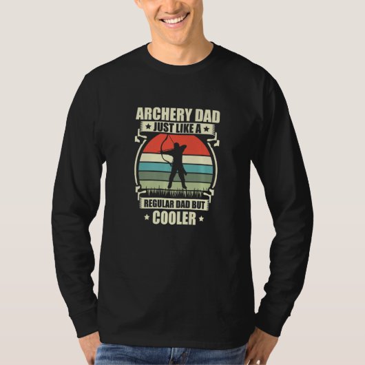Archery Dad Archer Bowman Fathers Day T-shirt (Voorkant)