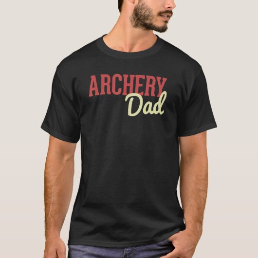 Archery Dad Bow And Arrow Fathers Day Archer T-shirt (Voorkant)