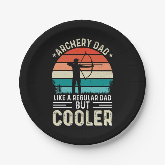 Archery Dad Papieren Bordje (Voorkant)