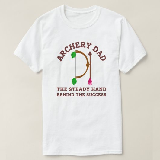 Archery Dad Quote T-shirt (Design voorkant)