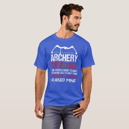 Archery Dad T-shirt (Voorkant volledig)