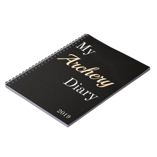 Archery Diary-laptop Notitieboek (Linkerzijde)