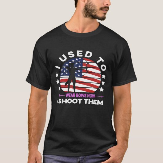 Archery die ik vroeger Draag. T-shirt (Voorkant)