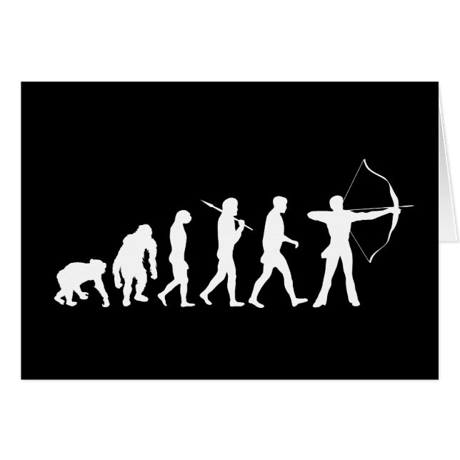 Archery Evolution of an Archery Bow and Arrow (Voorkant Horizontaal)