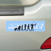Archery Evolution Sportliefhebbers Bumpersticker (Op auto)