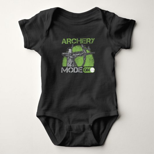 Archery Fan Bow Shooting Sport lover Romper (Voorkant)