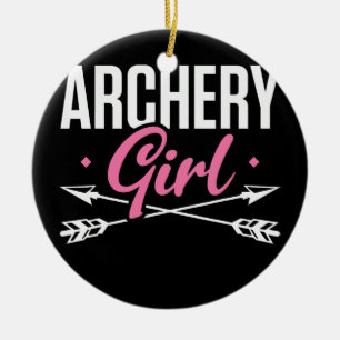 Archery Girl Archers Archery Keramisch Ornament