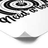 Archery Girl | Archers Sport Gift Idee Poster (Hoek)