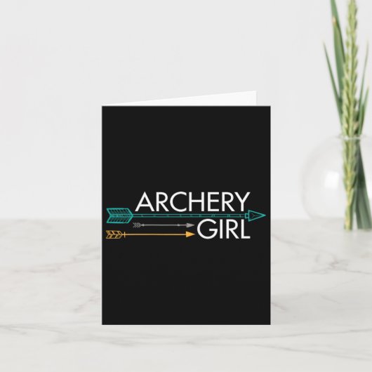 Archery Girl Kaart (Voorkant)
