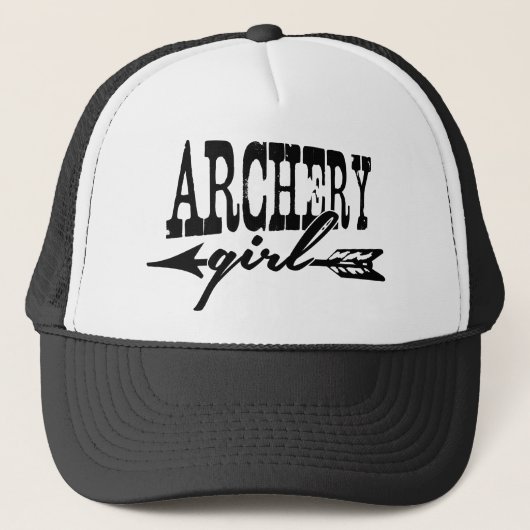 Archery Girl Trucker Pet (Voorkant)