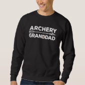 Archery Granddad Archery Bowman Bow Archer Bow A Trui (Voorkant)
