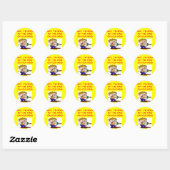 ARCHERY-grap Ronde Sticker (Vel)