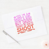 ARCHERY GRAPPIG T-SHIRT - Papa's Meisje Vierkante Sticker (Envelop)