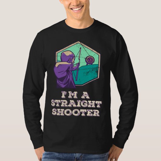 Archery Humor Target Arrow Bowman Bow Archer T-shirt (Voorkant)