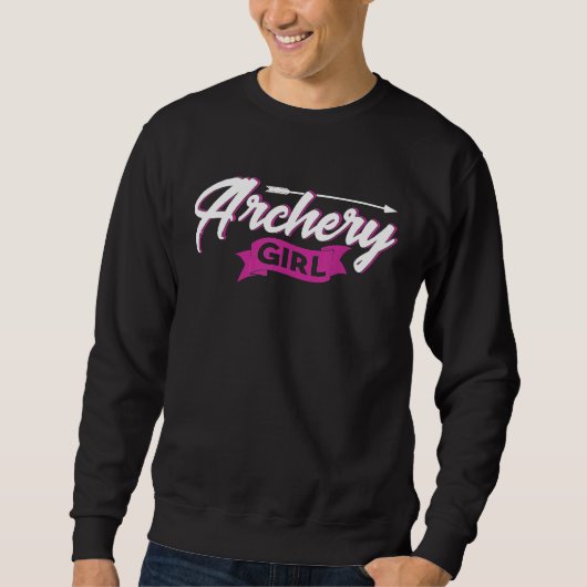 Archery Hunting Lover Athletic Bow Hunting Archer Trui (Voorkant)