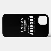 Archery Is A Smart People Sport Funny Bowhunting P Case-Mate iPhone Case (Achterkant (horizontaal))
