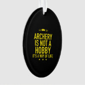 Archery is geen hobby ornament (voorkant)