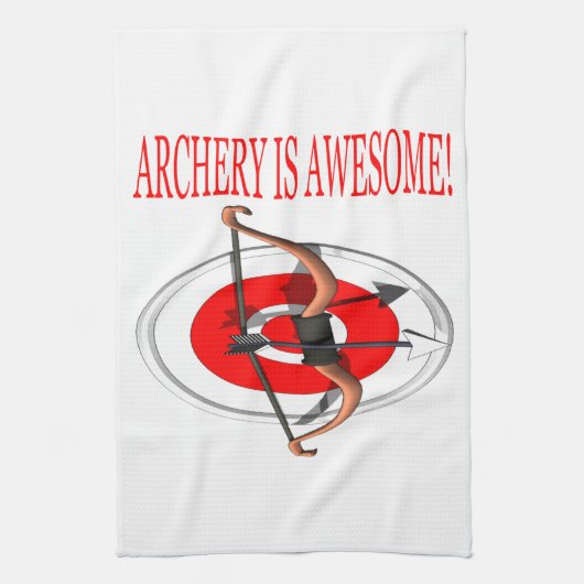Archery is Geweldige Theedoek (Verticaal)