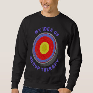 Archery is mijn idee van groepstherapie Mannen boo Trui