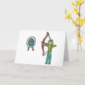 Archery Kaart (Gele Bloem)