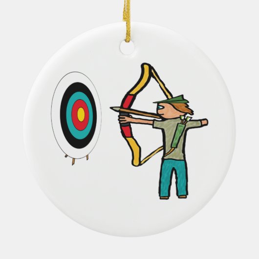 Archery Keramisch Ornament (Achterkant)